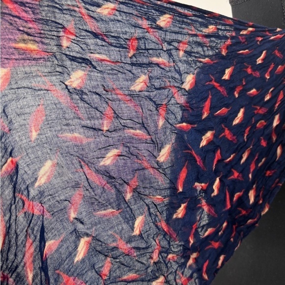 Icing Navy Blue Lightweight Scarf 60x20 - Picture 3 of 4